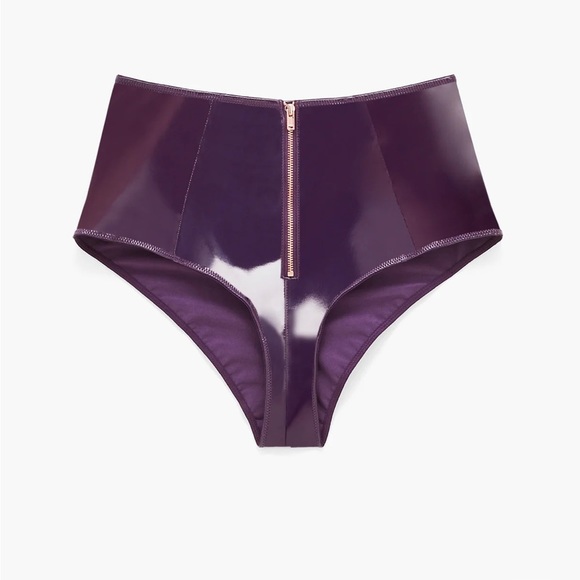 Savage X Fenty Playtime Purple Leather Tease Xtra VIP Box Set - Picture 3 of 8